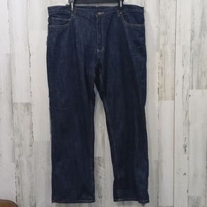 1214 Faded Glory Relaxed Fleece Lined 5 Pocket Jeans